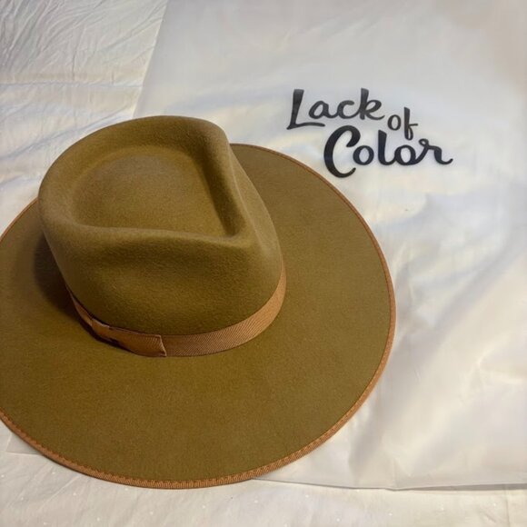LACK OF COLOR Rancher Hat (100% Wool) in Brown Color - Medium (57cm) main image 5